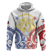 Philippines Zip Hoodie Katipunan Andres Bonifacio LT05 Pullover Hoodie White - Polynesian Pride