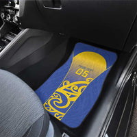Custom James Cook High School Car Mats Maori Koru Pattern