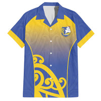 Custom James Cook High School Hawaiian Shirt Maori Koru Pattern