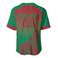 Custom Onehunga High School Baseball Jersey Maori Koru Pattern