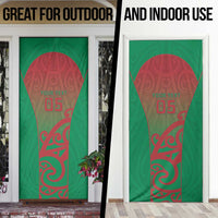 Custom Onehunga High School Door Cover Maori Koru Pattern LT05 - Polynesian Pride