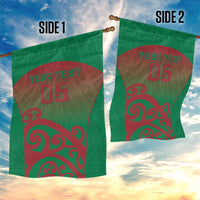 Custom Onehunga High School Garden Flag Maori Koru Pattern