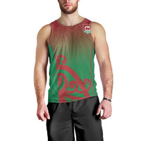 Custom Onehunga High School Men Tank Top Maori Koru Pattern