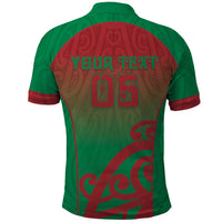 Custom Onehunga High School Polo Shirt Maori Koru Pattern