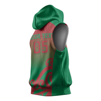 Custom Onehunga High School Sleeveless Hoodie Maori Koru Pattern