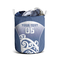 Custom New Zealand Aotea College Laundry Basket Maori Koru Pattern LT05 - Polynesian Pride
