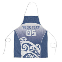 Custom New Zealand Aotea College Apron Maori Koru Pattern