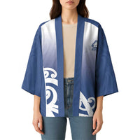 Custom New Zealand Aotea College Kimono Maori Koru Pattern