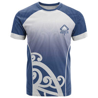 Custom New Zealand Aotea College T Shirt Maori Koru Pattern