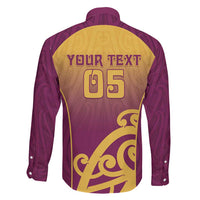 Custom Waiuku College Family Matching Short Sleeve Bodycon Dress and Hawaiian Shirt Maori Koru Pattern