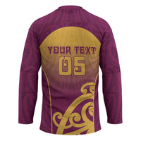 Custom Waiuku College Hockey Jersey Maori Koru Pattern LT05 - Polynesian Pride