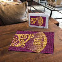 Custom Waiuku College Puzzle Maori Koru Pattern LT05 - Polynesian Pride