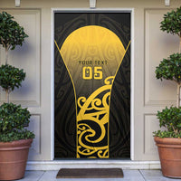 Custom Motueka High School Door Cover Maori Koru Pattern