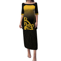 Custom Motueka High School Family Matching Puletasi and Hawaiian Shirt Maori Koru Pattern