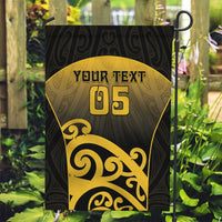Custom Motueka High School Garden Flag Maori Koru Pattern LT05 Garden Flag Black - Polynesian Pride
