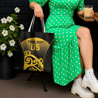 Custom Motueka High School Tote Bag Maori Koru Pattern