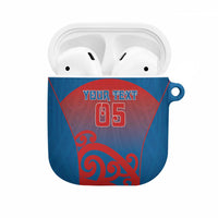 Custom St Joseph's Maori Girls' College AirPods Case Maori Koru Pattern