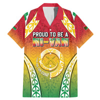 Personalised Vanuatu Family Matching Mermaid Dress and Hawaiian Shirt Proud To Be A Ni-Van With Tribal Pattern