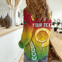 Personalised Vanuatu Women Casual Shirt Proud To Be A Ni-Van With Tribal Pattern LT05 - Polynesian Pride