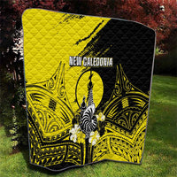 New Caledonia Day Quilt Kanaky Flag Coat Of Arms Polynesian Pattern
