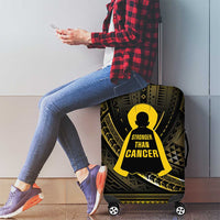 Polynesia Childhood Cancer Awareness Luggage Cover You Are Stronger Than Cancer