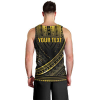 Personalised Polynesia Childhood Cancer Awareness Men Tank Top You Are Stronger Than Cancer LT05 - Polynesian Pride
