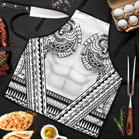 Polynesian Tattoo Inspired Cosplay Costume Apron Tribal Warrior White - Polynesian Pride