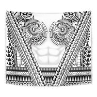 Polynesian Tattoo Inspired Cosplay Costume Tapestry Tribal Warrior White LT05 - Polynesian Pride