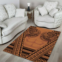 Polynesian Tattoo Inspired Cosplay Costume Area Rug Tribal Warrior - Polynesian Pride
