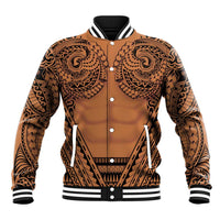 Polynesian Tattoo Inspired Cosplay Costume Baseball Jacket Tribal Warrior - Polynesian Pride