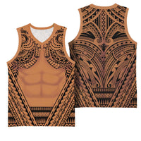 Polynesian Tattoo Inspired Cosplay Costume Basketball Jersey Tribal Warrior - Polynesian Pride