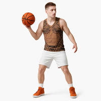 Polynesian Tattoo Inspired Cosplay Costume Basketball Jersey Tribal Warrior - Polynesian Pride