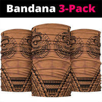 Polynesian Tattoo Inspired Cosplay Costume Neck Gaiter Tribal Warrior - Polynesian Pride