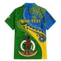 Personalized Malampa Day Family Matching Mermaid Dress and Hawaiian Shirt Sand Drawing Vanuatuan Pattern LT05 - Polynesian Pride