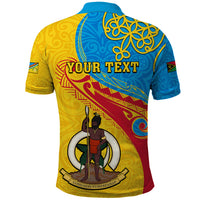 Personalized Torba Day Polo Shirt Sand Drawing Vanuatuan Pattern LT05 - Polynesian Pride