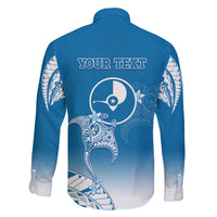 Personalised FSM Yap Constitution Day Family Matching Summer Maxi Dress and Hawaiian Shirt Polynesian Batoids LT05 - Polynesian Pride