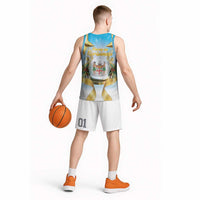 Fiji Christmas Basketball Jersey Snow Globe With Fijian Santa LT05
