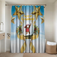 Fiji Christmas Bathroom Set Snow Globe With Fijian Santa LT05