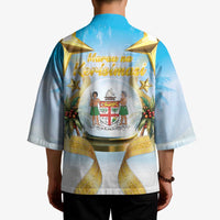 Fiji Christmas Kimono Snow Globe With Fijian Santa LT05