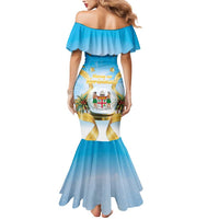 Fiji Christmas Mermaid Dress Snow Globe With Fijian Santa LT05