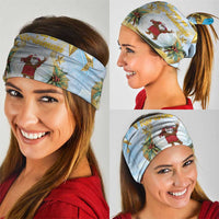 Fiji Christmas Neck Gaiter Snow Globe With Fijian Santa LT05