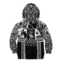 Polynesia Maui Tattoo Inspired Kid Hoodie Black Version