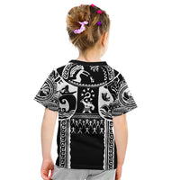 Polynesia Maui Tattoo Inspired Kid T Shirt Black Version