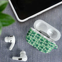 Green Palaka Hawaii AirPods Case Hawaiian Lehua Blossoms LT05 - Polynesian Pride