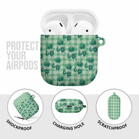Green Palaka Hawaii AirPods Case Hawaiian Lehua Blossoms LT05 - Polynesian Pride