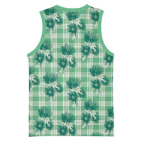 Green Palaka Hawaii Basketball Jersey Hawaiian Lehua Blossoms LT05 - Polynesian Pride