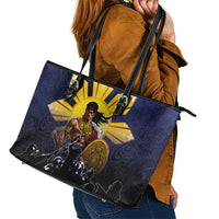 Philippines The First Hero Leather Tote Bag Lapu Lapu Know Your Roots