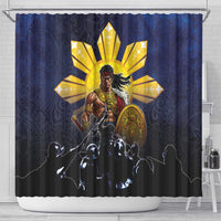 Philippines The First Hero Shower Curtain Lapu Lapu Know Your Roots LT05 - Polynesian Pride