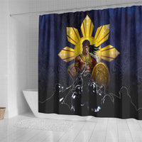 Philippines The First Hero Shower Curtain Lapu Lapu Know Your Roots LT05 - Polynesian Pride