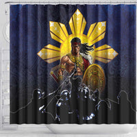 Philippines The First Hero Shower Curtain Lapu Lapu Know Your Roots LT05 - Polynesian Pride